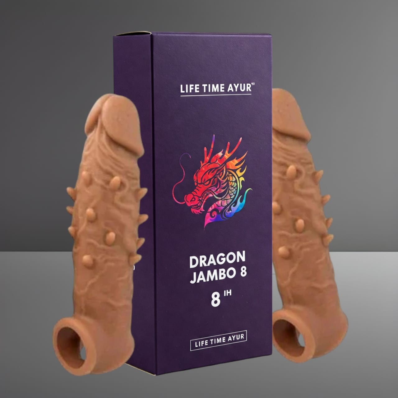 Buy Dragon Dotted Condom Sex Toy Online for Enhanced Pleasure